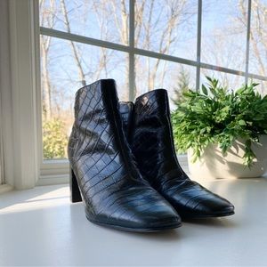 Marc Fisher Square Toe Booties